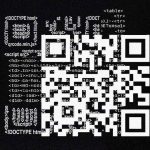 Deceptive QR code rendered in HTML displayed on email inbox with warning indicators